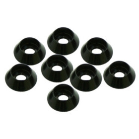 ULTIMATE RACING Aluminiowe podkładki 3mm (czarne) 8szt.