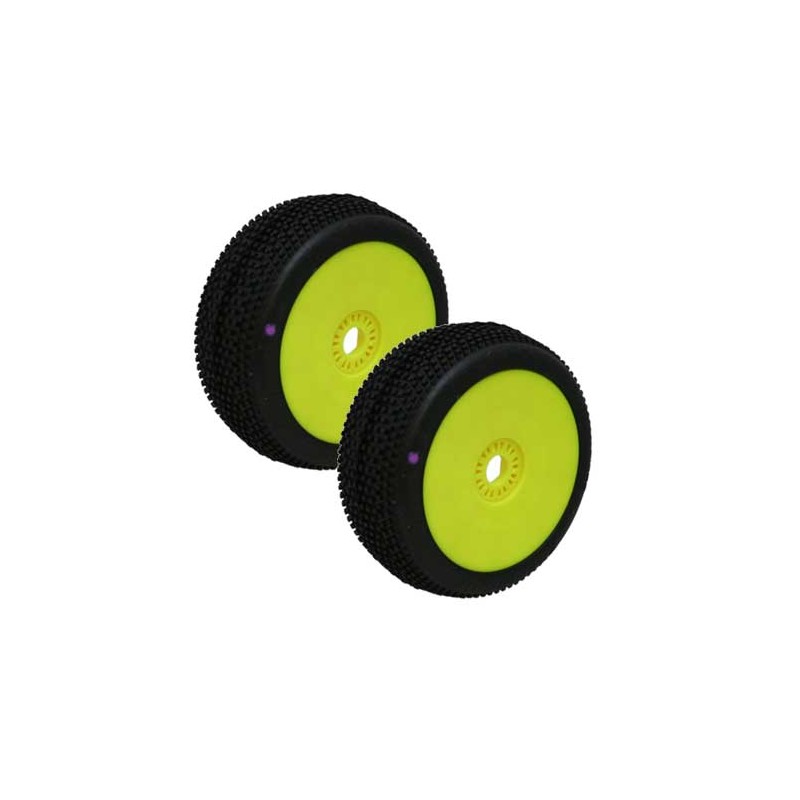 PROCIRCUIT Koła Buggy 1:8 - Hot Dices (Super Soft) 2szt. PCX1005-YP
