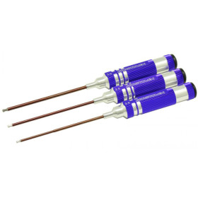 ARROWMAX Zestaw śrubokrętów imbusowych kulowych stalowych 120mm 3szt.