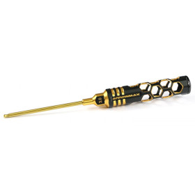 ARROWMAX Śrubokręt imbusowy kulowy Black Golden stalowy 3,0x100mm