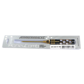 ARROWMAX Śrubokręt imbusowy kulowy Black Golden stalowy 3,0x100mm