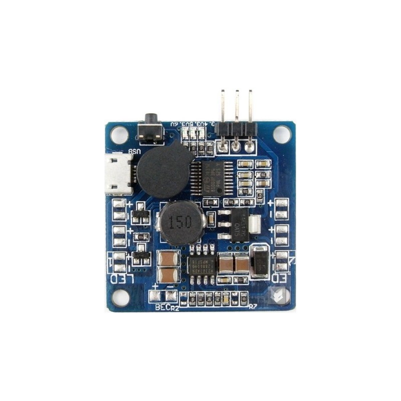 SKYRC Płytka zasilająca PDB BEC 5V Micro USB - Alarm napięcia i zaginięcia modelu 