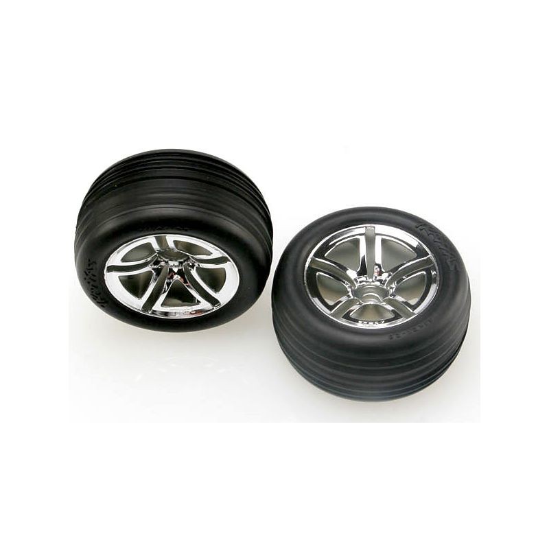TRAXXAS Koła 2szt. / Tires & Wheels Assembled Front 2.8"