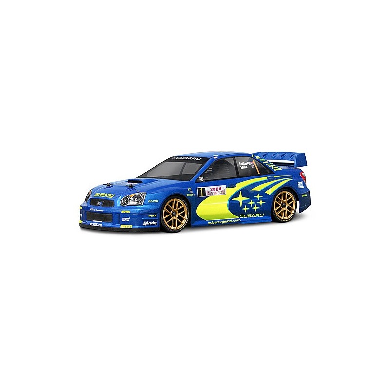 HPI RACING SUBARU IMPREZA WRC 2004 MONTE CARLO RALLY EDITION BODY SHELL (190MM/WB255MM)