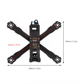 RCT Rama Quadrocoptera QAV-R 220 carbon + PCB