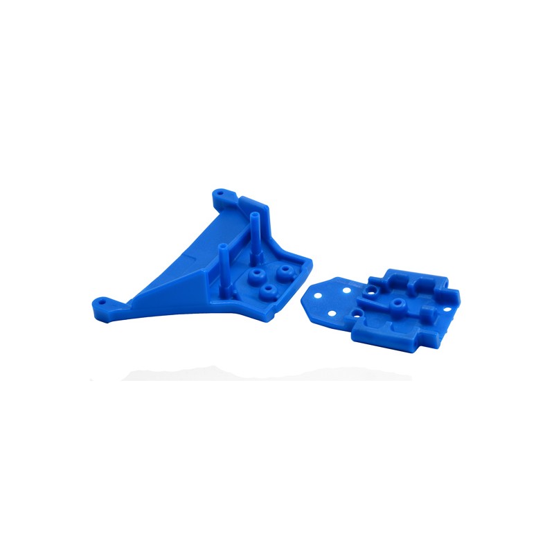 RPM Komora, pokrywa servo saver (niebieska) / LCG Front Bulkhead (Blue) 7430