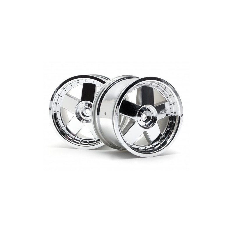 HPI RACING GT 5 WHEEL CHROME (83X56MM/2PCS)