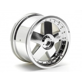 HPI RACING GT 5 WHEEL CHROME (83X56MM/2PCS)