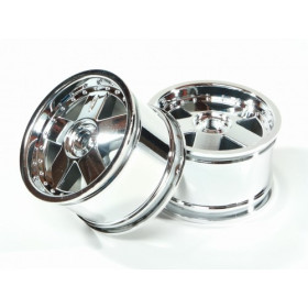 HPI RACING GT 5 WHEEL CHROME (83X56MM/2PCS)