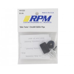 RPM Podwójny wylot rury wydechowej (chromowany) / Slim Twinz Chrome Mock Exhaust Pipe