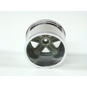 HPI RACING GT 5 WHEEL CHROME (83X56MM/2PCS)