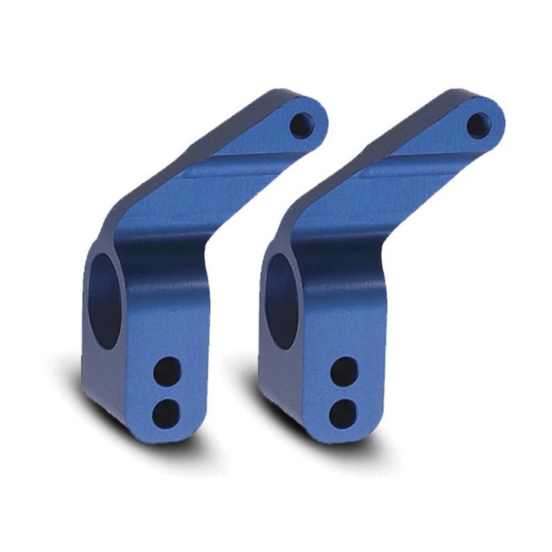 TRAXXAS Zwrotnice aluminiowe / Stub Axle Carrier Blue Aluminum (2)
