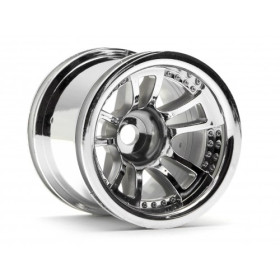 HPI RACING SPLIT 5 TRUCK WHEEL (CHROME/2PCS)