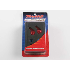 TRAXXAS Zwrotnice aluminiowe / Red-anodized Aluminum Steering Blocks