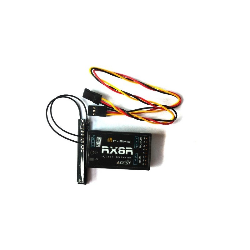 FRSKY Odbiornik RX8R z redundancją portu BUS oraz telemetrią