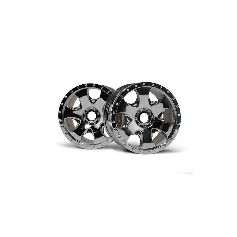 HPI RACING WARLOCK WHEEL CHROME (83X56MM/2PCS)