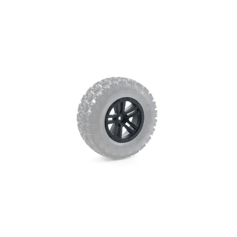 ARRMA Felgi 'FURY' Black 12mm 2szt. 1/10 (AR510044)
