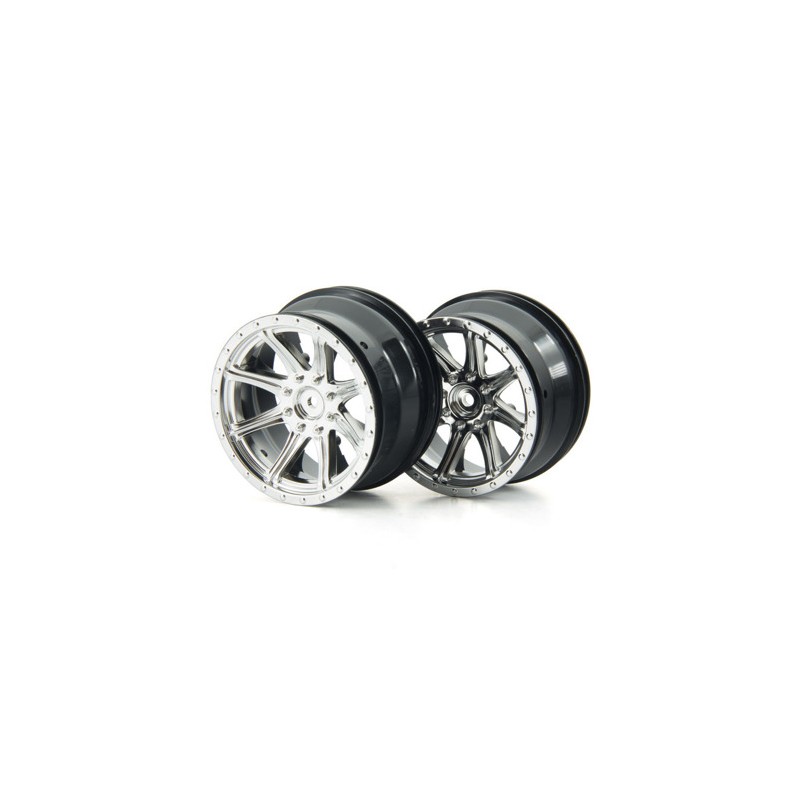 ARRMA Felgi 'MOJAVE' Chrome 12mm 2szt. 1/10 (AR510009)