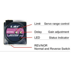 E-SKY Żyroskop HEAD LOCK EK2-0704B