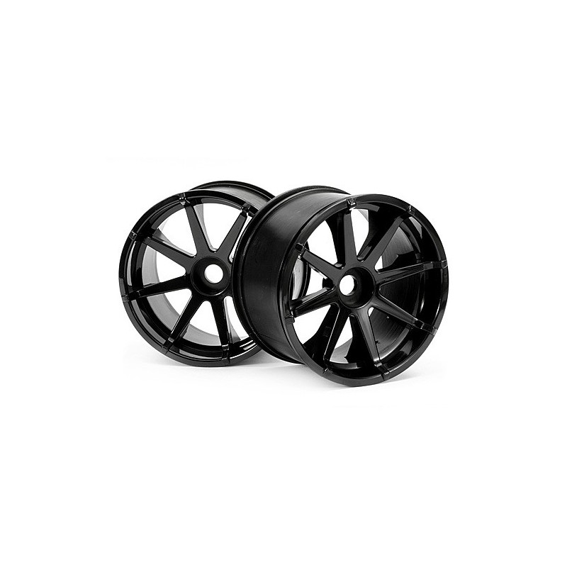 HPI RACING BLAST WHEEL BLACK (115X70MM 7 INCH/2PCS