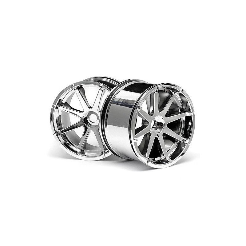HPI RACING BLAST WHEEL CHROME(115X70MM 7INCH/2PCS