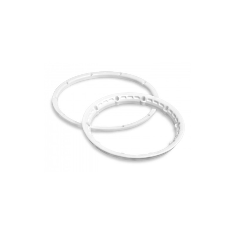 HPI RACING HEAVY DUTY WHEEL BEAD LOCK RINGS (WHITE/2pcs)