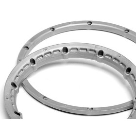 HPI RACING HEAVY DUTY WHEEL BEAD LOCK RINGS (SILVER/2pcs)