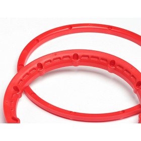 HPI RACING HEAVY DUTY WHEEL BEAD LOCK RINGS (RED/2pcs)