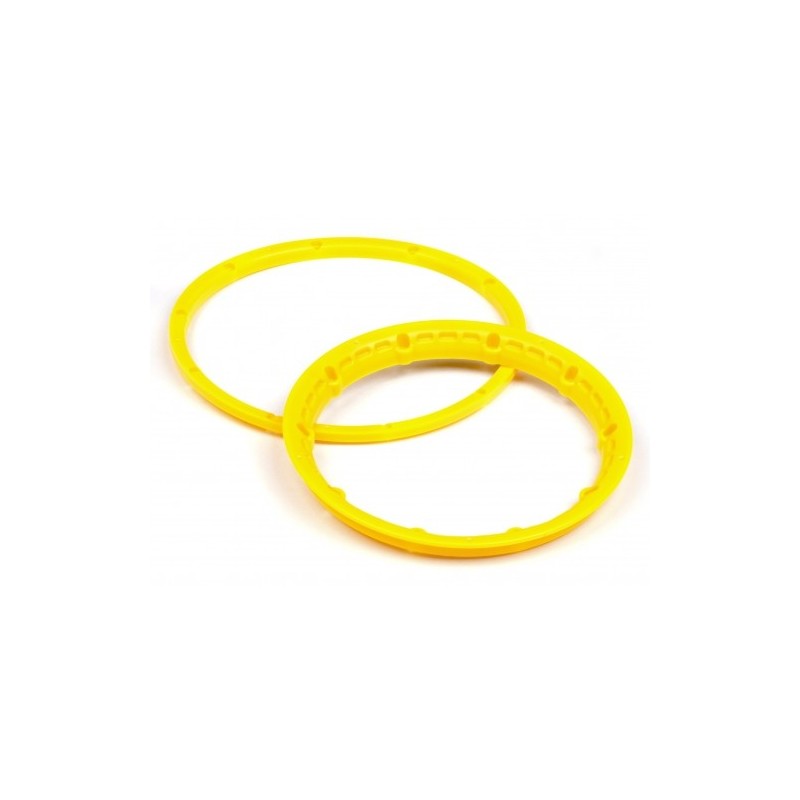 HPI RACING HEAVY DUTY WHEEL BEAD LOCK RINGS (YELLOW/2pcs)