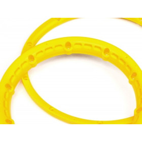 HPI RACING HEAVY DUTY WHEEL BEAD LOCK RINGS (YELLOW/2pcs)