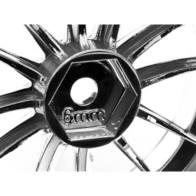 HPI RACING Felgi Work XSA 02C 26mm CHROME/GOLD (6mm OFFSET)