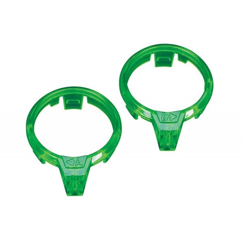 TRAXXAS Osłony silnków / LED Lens Motor Left/Right Aton (Green)