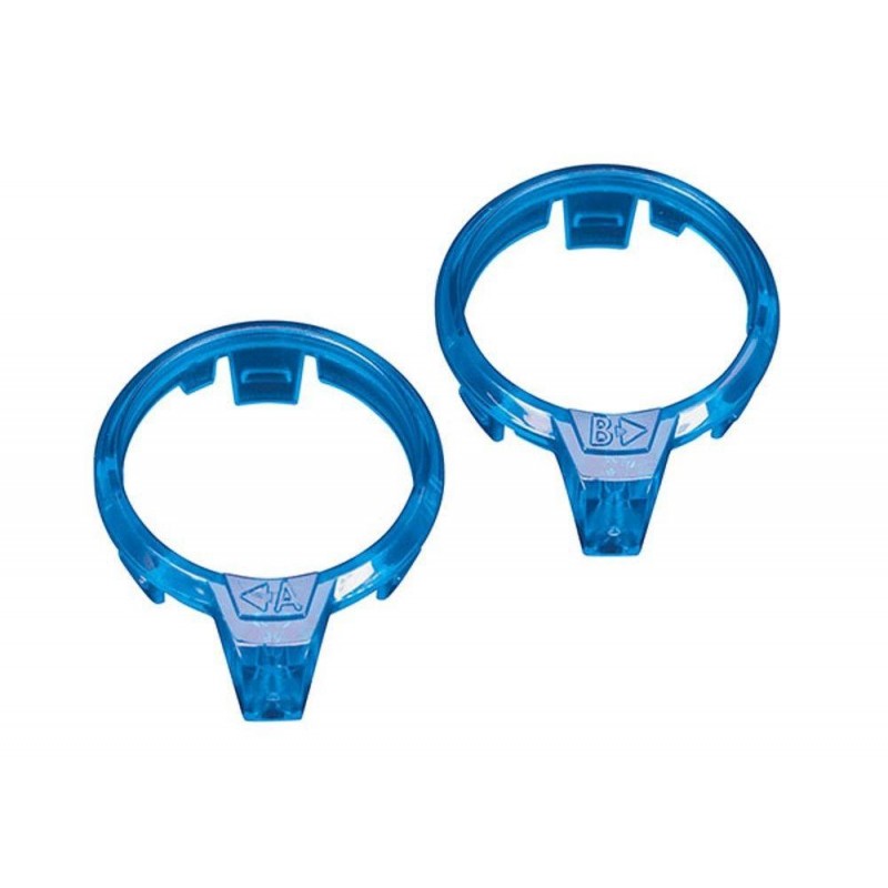 TRAXXAS Osłony silnków / LED Lens Motor Left/Right Aton (Blue)