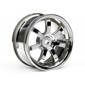 HPI RACING MAG7 WHEELS 26mm CHROME (0mm OFF SET)