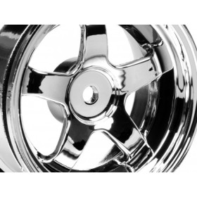 HPI RACING WORK MEISTER S1 WHEEL 26mm CHROME (3mm OFFSET)