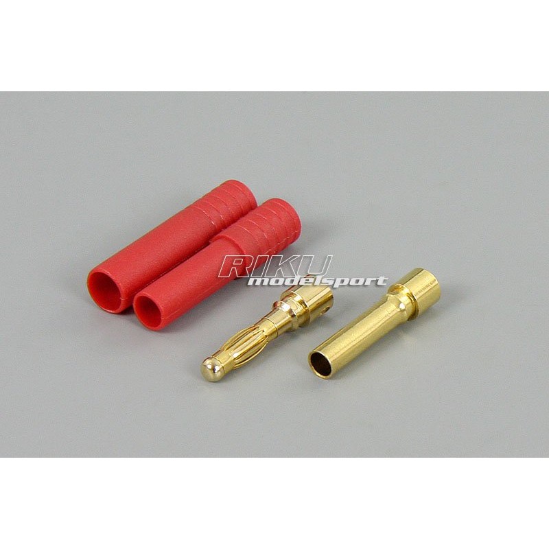 RIKU Wtyk typu banan 4.0mm (długi) - komplet