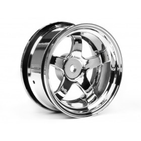 HPI RACING WORK MEISTER S1 WHEEL 26mm CHROME (6mm OFFSET)