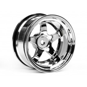 HPI RACING WORK MEISTER S1 WHEEL 26mm CHROME (9mm OFFSET)