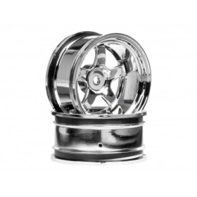 HPI RACING WORK MEISTER S1 WHEEL 26mm CHROME (9mm OFFSET)