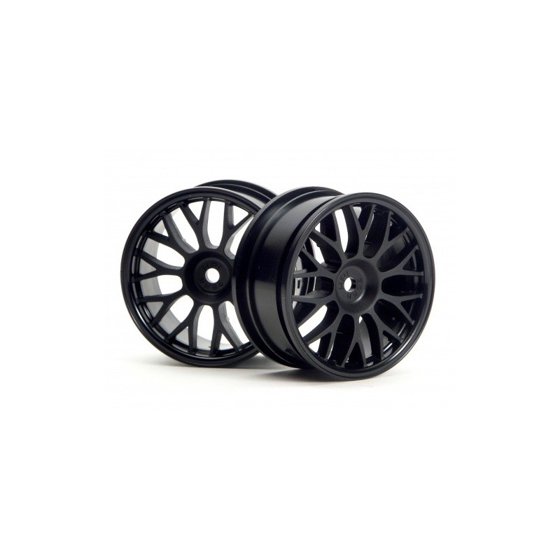 HPI RACING MESH WHEEL 26mm (BLACK)(1mm OFFSET)