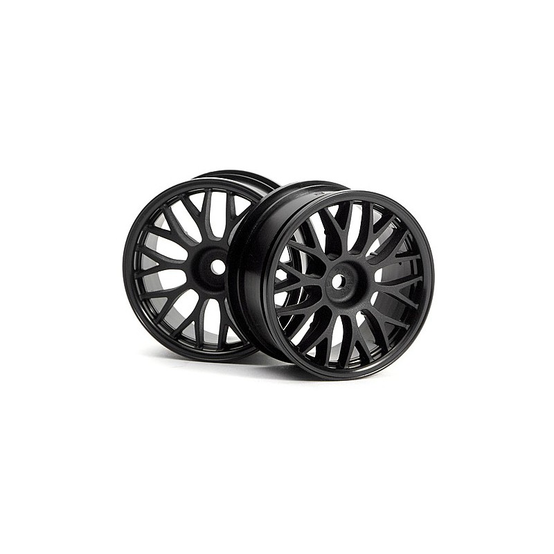 HPI RACING MESH WHEEL 26mm BLACK (3mm OFFSET)