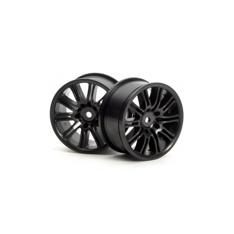 HPI RACING 10 SPOKE MOTOR SPORT WHEEL 26MM BLACK
