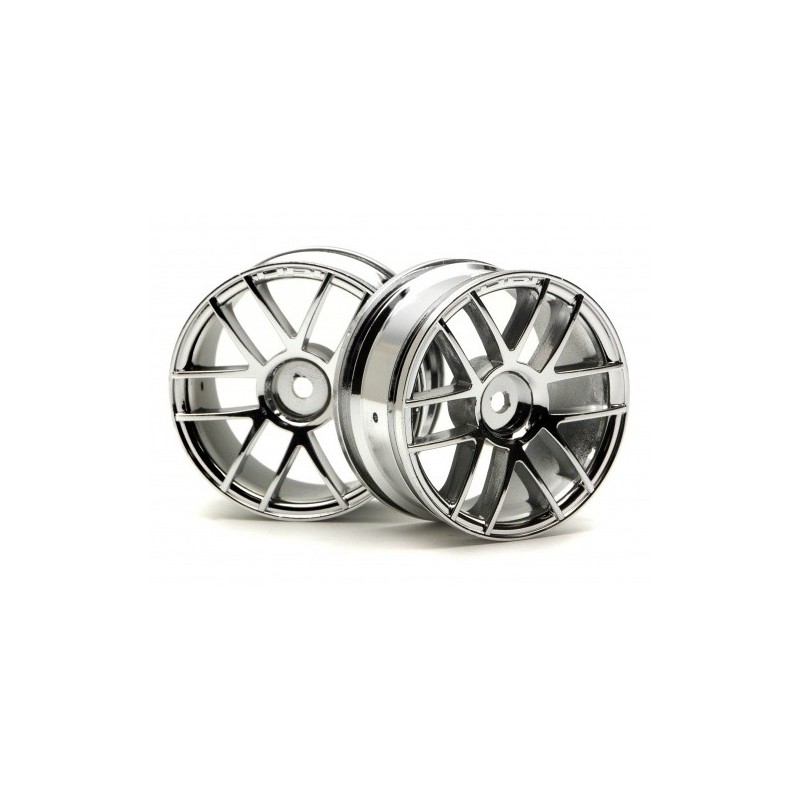 HPI RACING SPLIT 6 WHEEL 26MM CHROME