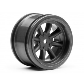 HPI RACING VINTAGE 8 SPOKE WHEEL 31mm GUNMETAL 6mm OFFSET