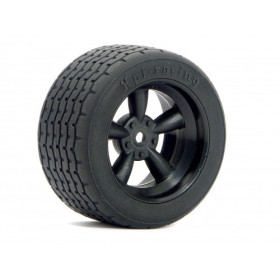 HPI RACING VINTAGE 5 SPOKE WHEEL 31MM (WIDE) BLACK (6MM OFFSET)