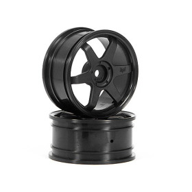 HPI RACING TE37 WHEEL 26MM BLACK (0MM OFFSET)