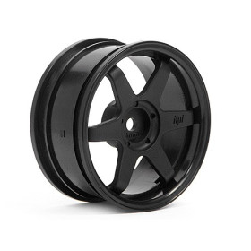 HPI RACING TE37 WHEEL 26MM BLACK (3MM OFFSET)