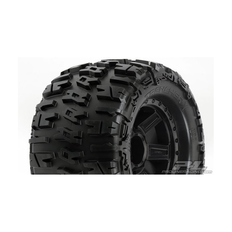 PRO-LINE Koła 2szt. Trencher X 3.8" (Traxxas Style Bead) All Terrain MT 1/8 (1184-11)