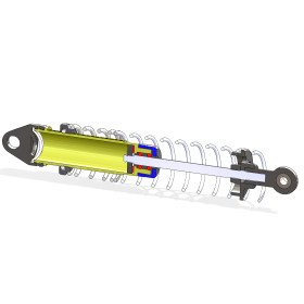 PRO-LINE Amortyzatory do SC na tył "Power Stroke Shocks (Rear)" - TRAXXAS Slash 2WD 4x4 (6063-01)
