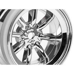 HPI RACING MX60 8 SPOKE WHEEL CHROME (6mm OFFSET/2pcs)